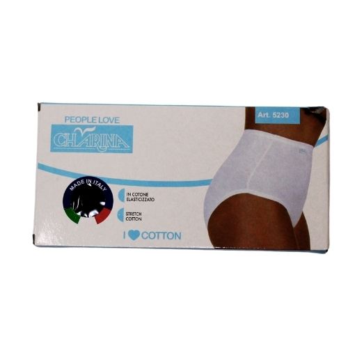 Slip Donna Chairina in Cotone Elasticizzato-Nero