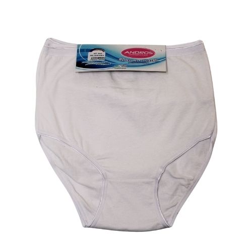 Slip donna vita alta in cotone – Andros – 3 pezzi