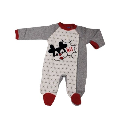 Pigiama neonato felpato – fantasia simpatica