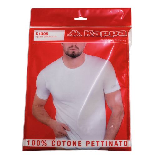 Maglia Intima Uomo Kappa Girocollo a Manica Corta – 100% Cotone Pettinato