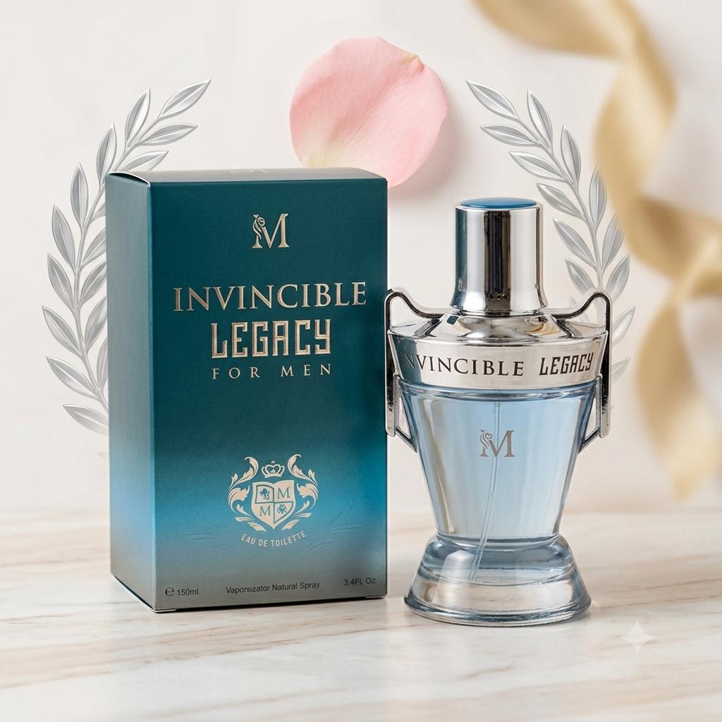 “INVINCIBLE LEGACY For Men” Eau de Toilette 100ml – Profumo Uomo Fresco e Trionfale