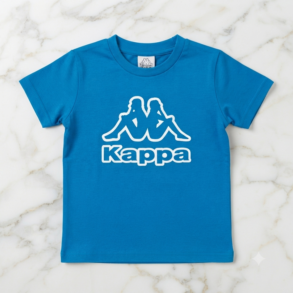 T-Shirt Blu Celeste Kappa